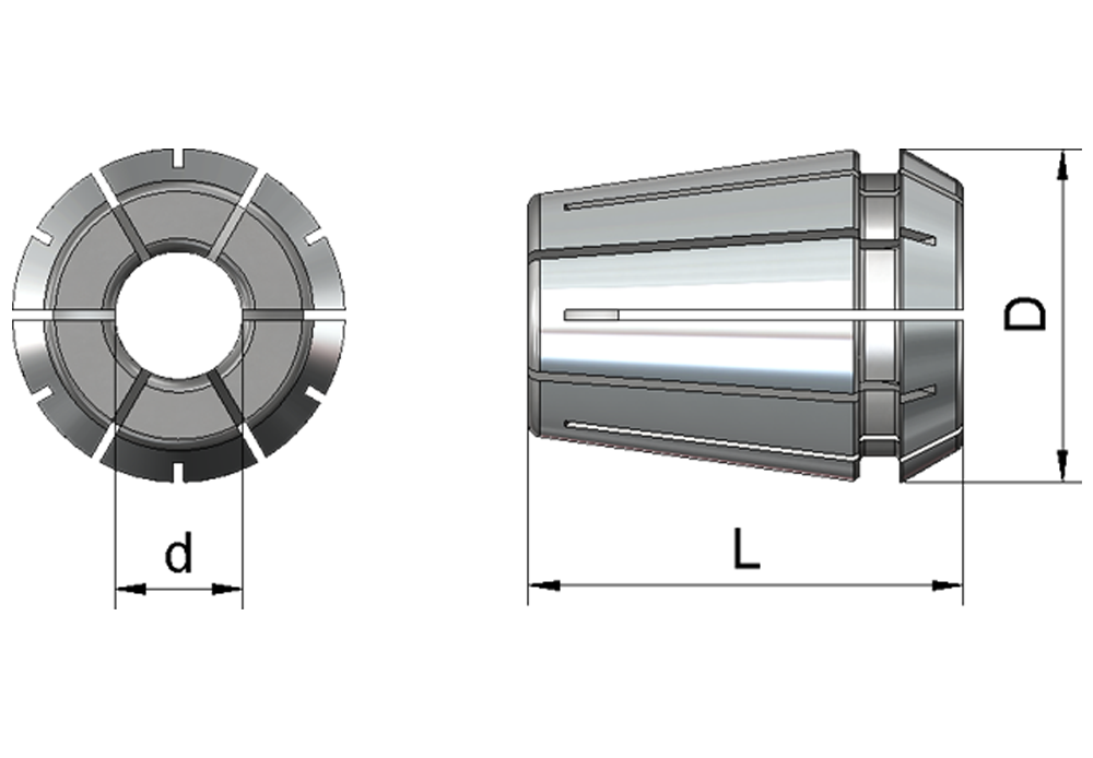 Collets System ER DIN 6499 B/ISO 15488-B ER 20-B